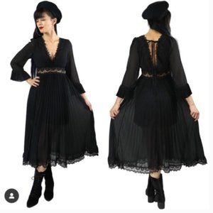 foxblood midnight in paris dress